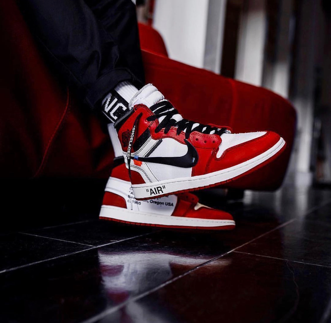 BL - AJ1 White Red
