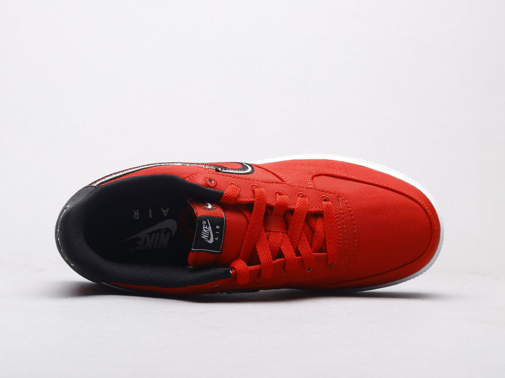 BL - AF1 Reverse Stitch red and white