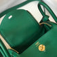 HM Lindy Mini Clemence Bag Green For Women, Women’s Handbags, Shoulder And Crossbody Bags 7.5in/19cm
