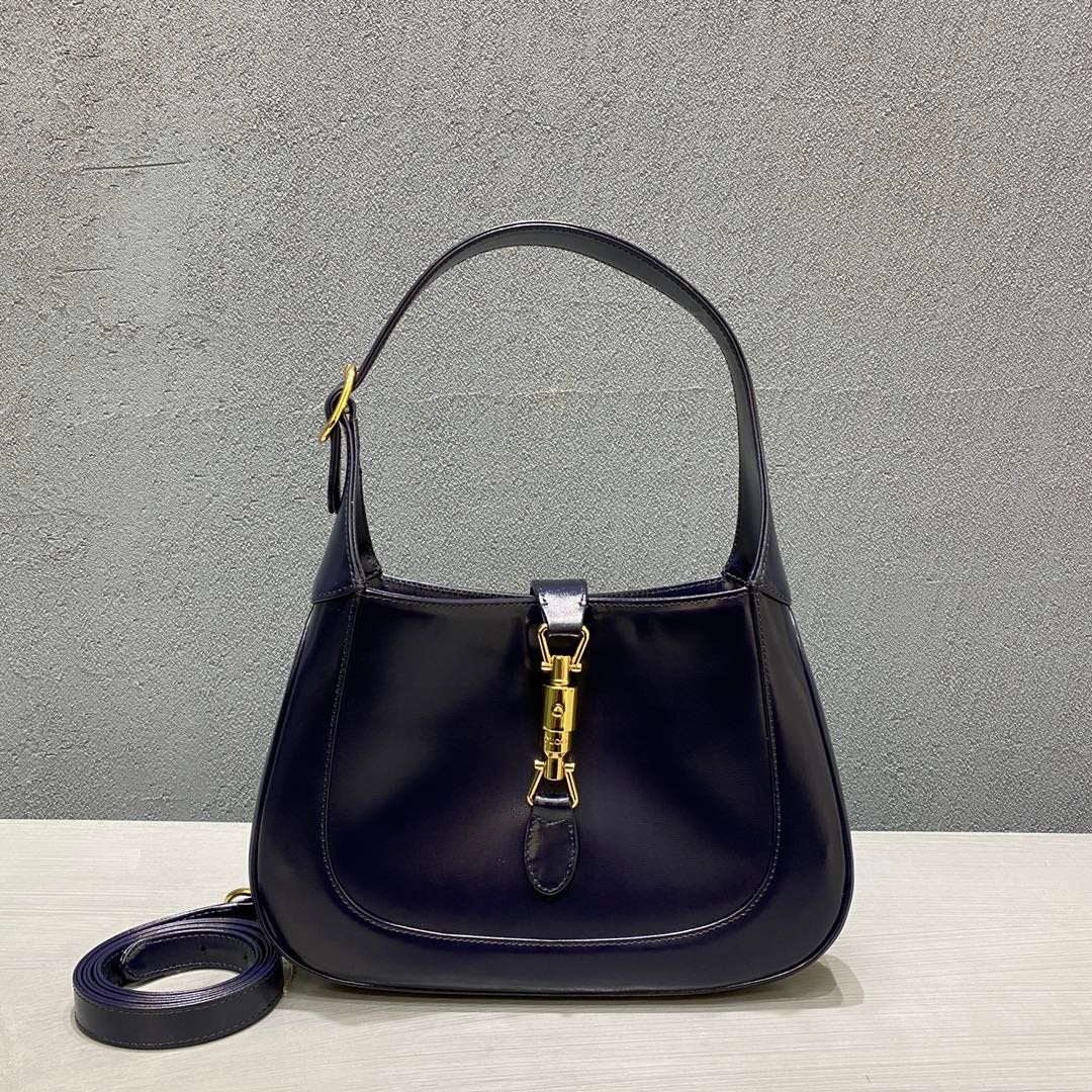 gg Jackie 1961 Small Shoulder Bag Black For Women 10.8in/27.4cm gg ‎636709 10O0G 1000