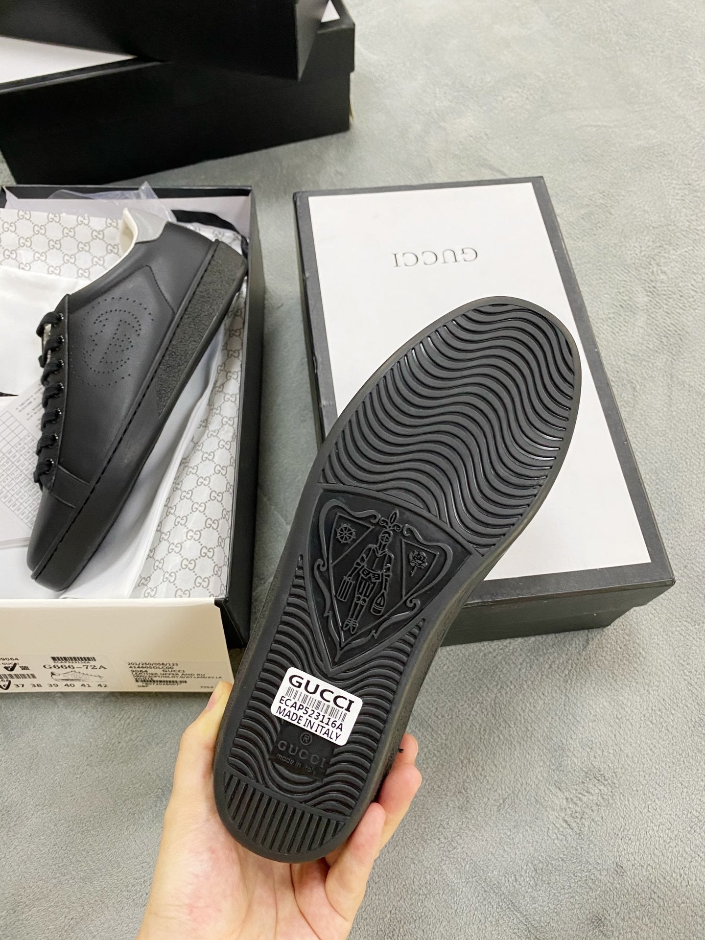 BL-GCI Ace Black   Sneaker 075