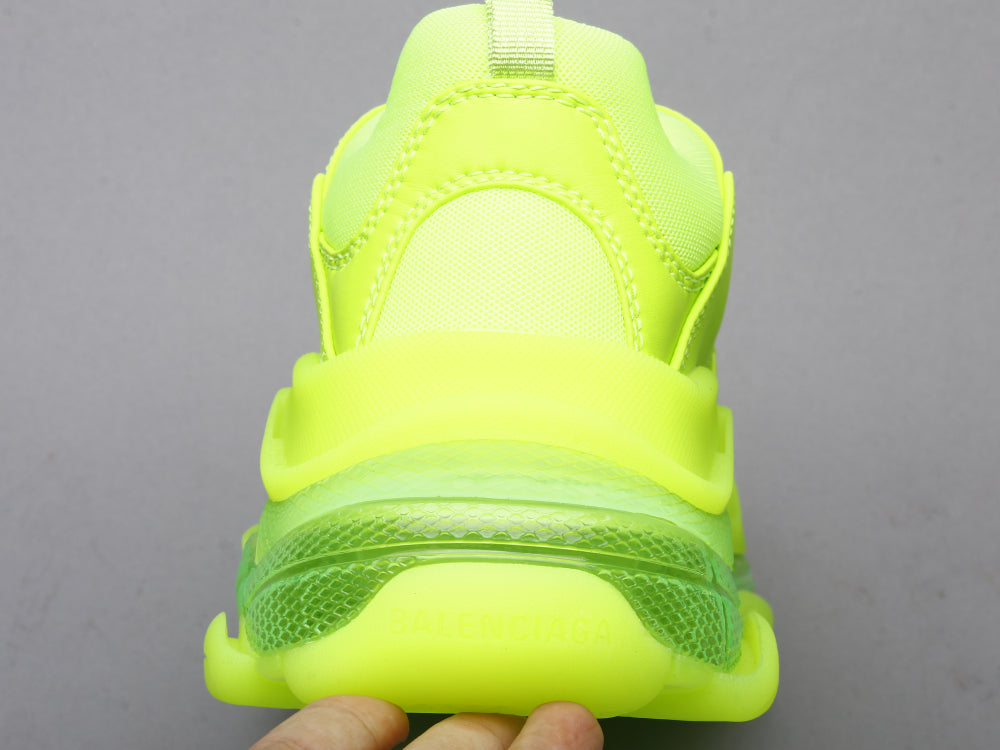 BL - Bla Air Cushion  Fluorescent Green Sneaker