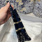 DI Mini Book Tote Blue Oblique Embroidery, Blue/Black Handbags, 23cm CD S5475ZRIW_M928