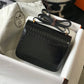 HM Mini Constance Bag Black For Women Gold Color Hardware 7.1in/18cm