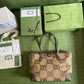 gg Ophidia Jumbo gg Medium Tote Camel And Ebony Jumbo Canvas For Women 15in/38cm gg