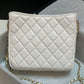 ChanelHobo Handbag White Bag For Women 16cm/6in