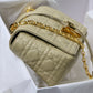 DI Small Caro Bag Light Yellow For Women 8in/20cm CD M9241UWHC_M26Y