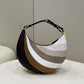 FI FIgraphy Small Beige And Brown Inlay Bag For Woman 24.5cm/9.5in 8BR798AJSSF1HNV