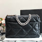 CHL 19 Maxi Handbag Black For Women 14in/36cm