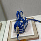 DI Mini Vibe Zip Bowling Bag, Blue Handbags, Bowling Bags, 17cm CD