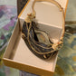 LV Loop Monogram Canvas By Nicolas Ghesquiere For The Cruise Collection,  Shoulder And Crossbody Bags 9.1in/23cm LV M81098