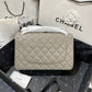 ChanelLarge Classic Handbag Silver Hardware Grey For Women, Women’s Handbags, Shoulder Bags 11.8in/30cm