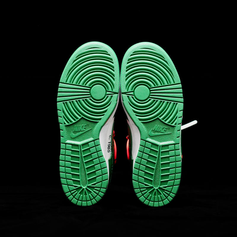 BL - OW x Dunk Low White Green