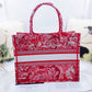 DI Large Book Tote Red, For Women, Women’s Handbags 16.5in/42cm CD
