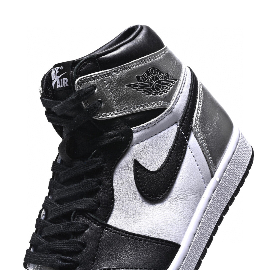 BL - AJ1 High Black Silver