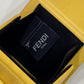 FI Logo Box Keychain Yellow Charm Bag For Woman 8cm/3in