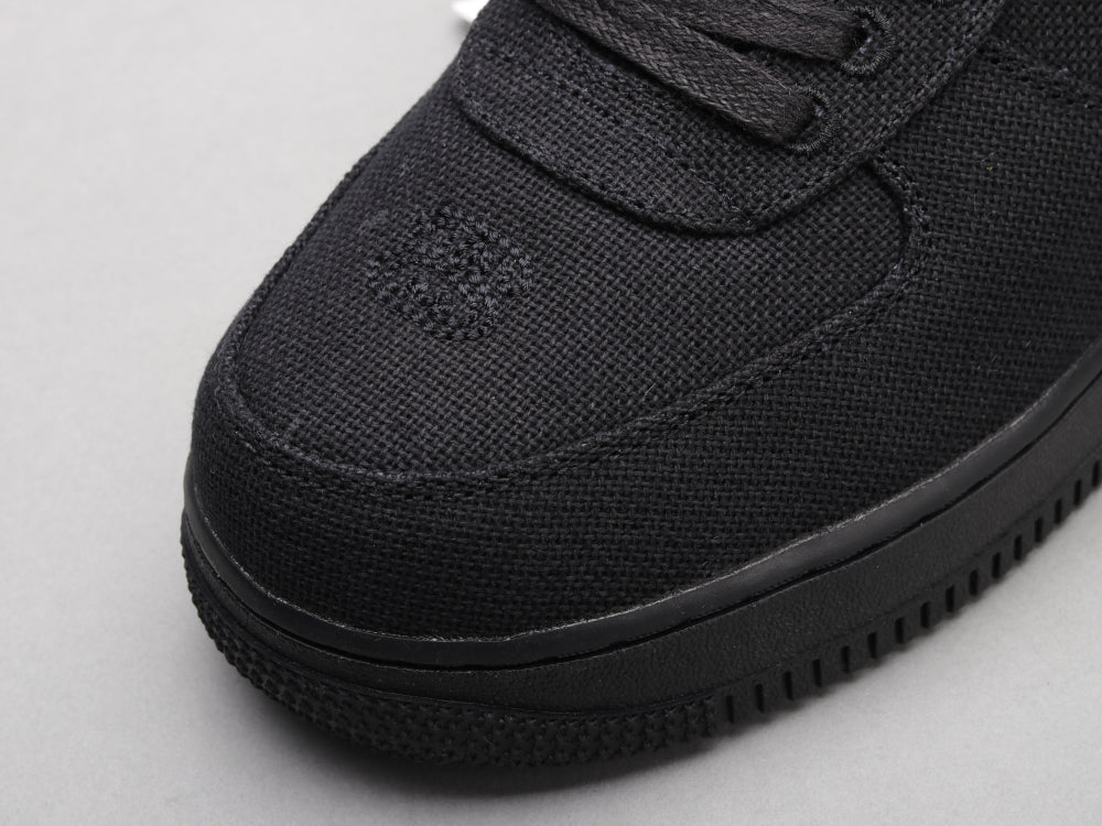 BL - Stussy x AF1 Pure Black
