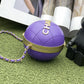 CHL Ball Bag Purple and Gold Chain Bag For Women 23.5cm/9.25in