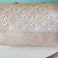 LV Speedy Bandouliere 20 Monogram Empreinte Pale Beige For Women,  Shoulder And Crossbody Bags 20.5cm/8.1in LV M46163