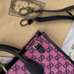 gg Small Tote Bag With Interlocking G In Pink And Blue gg Canvas For Women 12in/31cm gg