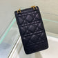 DI Caro Phone Holder With Chain Black, For Women, Women’s Handbags 7.5in/18.5cm CD S5105UWHC_M900