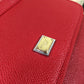 DG Medium Sicily Handbag In Dauphine Red For Women 10.2in/26cm DG BB4347A100180303