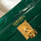 HM Kelly Green For Women Gold Toned Hardware 7.8in/20cm