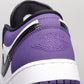 BL - AJ1 Black and purple toes
