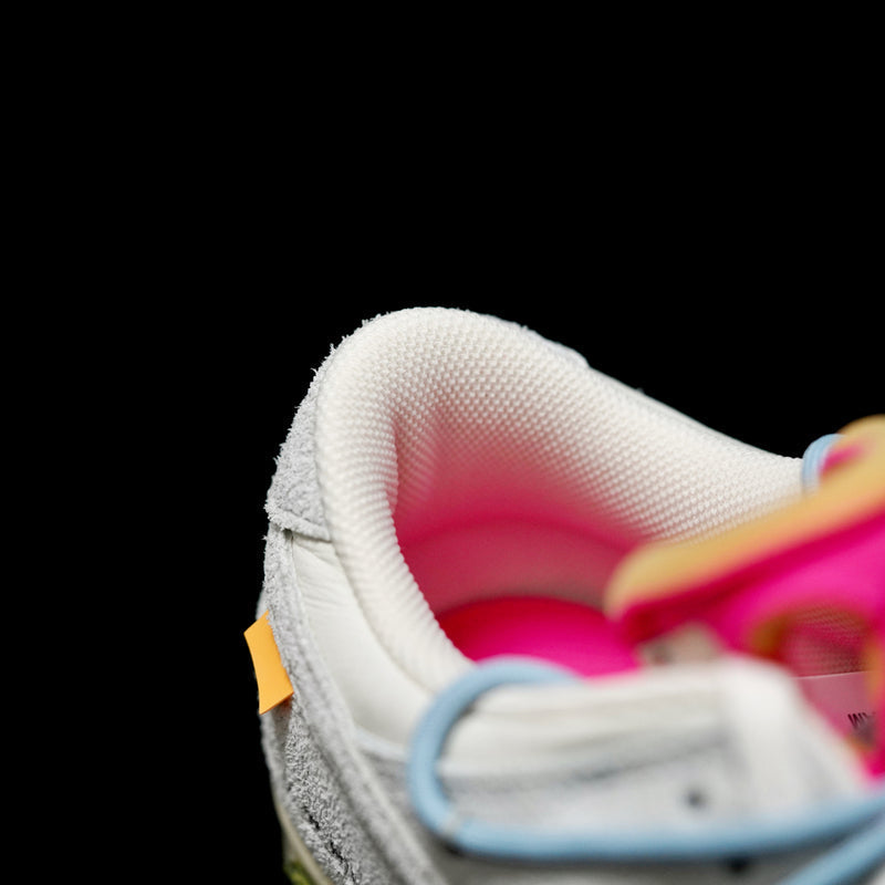 BL - OW x Dunk (NO.38) light blue shoelace pink buckle