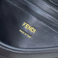 FI Baguette Chain Black  Bag For Woman 19cm/7.5in