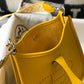 HM Evelyne 16 Amazone Bag Yellow With Silver-Toned Hardware For Women, Shoulder And Crossbody Bags 6.3in/16cm