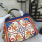 DG 90s Sicily Bag With Logo Print Multicolor For Women 10.2in/26cm DG