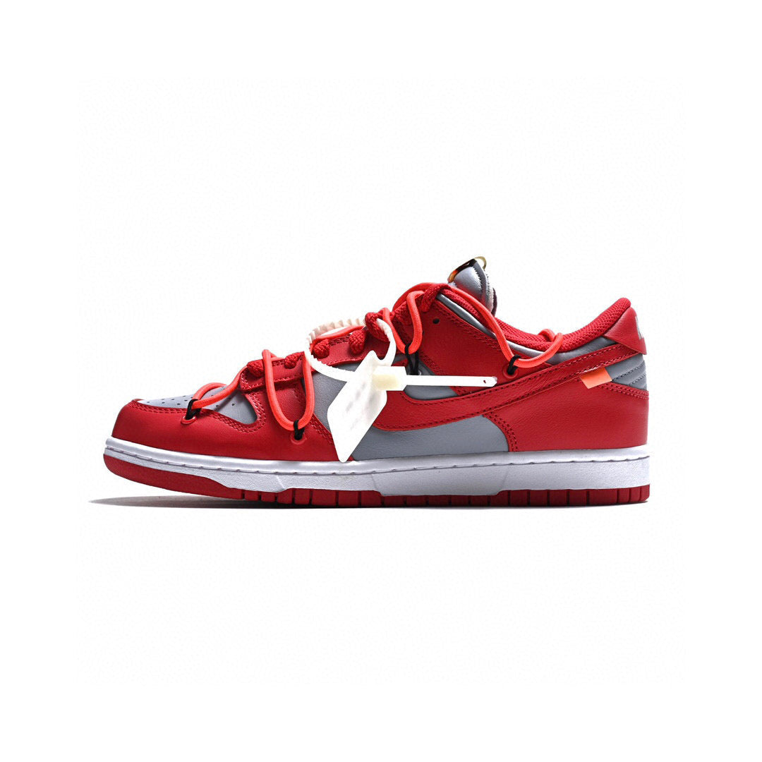 BL - OW x Dunk Silver Red
