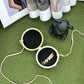CHL Ball Bag Black and Gold Chain Bag For Women 23.5cm/9.25in