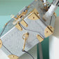 LV The Camera Box Monogram Empreinte By Nicolas Ghesquiere Light Blue For Women,  Shoulder And Crossbody Bags 9.3in/16cm LV