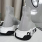 BL - Bla Speed Print Stretch Knit Sneakers