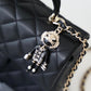 Chanel Flap Bag Mini Doll Handle Bag 20cm Black