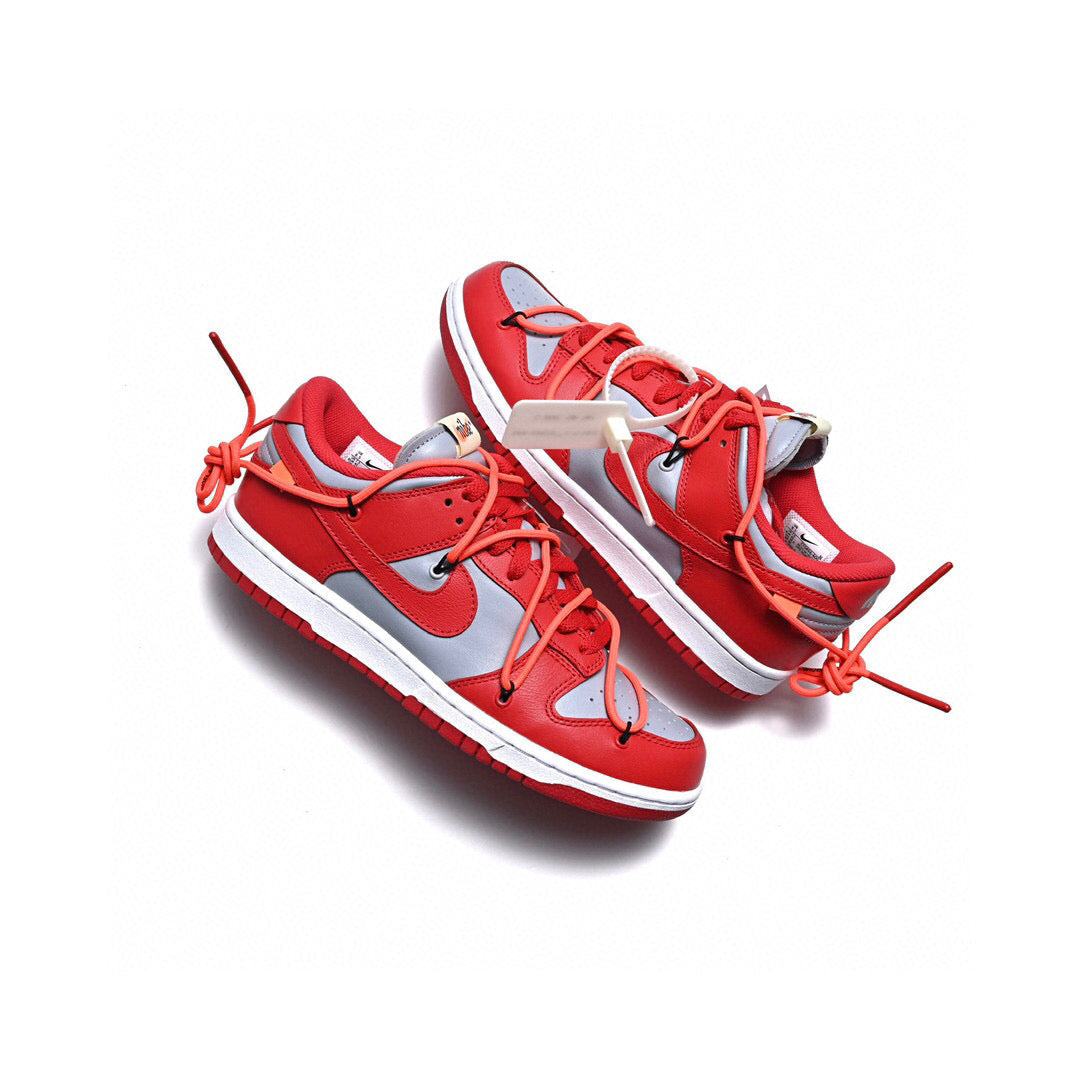 BL - OW x Dunk Silver Red