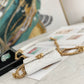 ChanelMini Flap Bag Gold Toned Hardware White For Women 4.7in/12cm