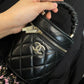 ChanelSmall Vanity Case 16cm Black For Women AS3210
