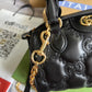 gg Matelasse Top Handle Bag Black For Women, Women’s Bags 7.5in/19cm gg ‎702251 UM8HG 1046
