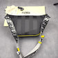 FI Little Monster Belt Bag Black/Yellow/Gray For Men, Men’s Bags 7.9in/20cm FF