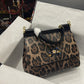 DG Sicily Bag In Leopard-Print Pony Hair Multicolour For Women 10.2in/26cm DG