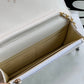 ChanelFlap Bag White For Women 7.4in/19cm