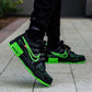BL - OW x Rubber Dunk Black & Green