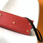 LV On My Side MM Tote Bag Monogram Canvas Red For Women,  Shoulder Bags 12in/31cm LV M53824