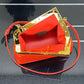 FI First Small Orange Crocodile Bag For Woman 26cm/10in