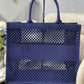 DI Large Book Tote Blue, For Women, Women’s Handbags 16.5in/42cm CD