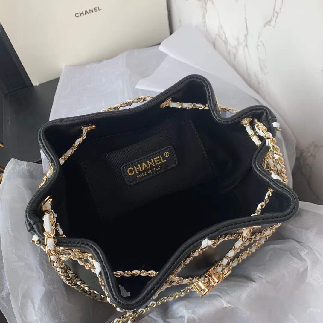 CHL 21 Handbag Black For Women, Women’s Bags 8.6in/22cm