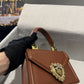 DG Small Devotion Bag In Plain Brown For Women 7.5in/19cm DG